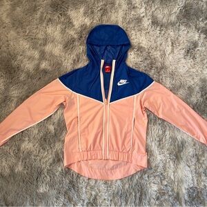 NIKE Retro zip-up hooded Wind Breaker Jacket size small